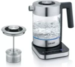 Graef WK 350 Wasserkocher mit Temperatureinstellung Touch-Display Teesieb
