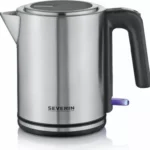 Severin WK 3489 Wasserkocher Edelstahl 1,0L (geschätzt) mit herausnehmbarem Kalkfilter