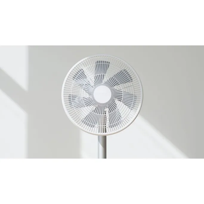 200525090749400301900047B Smartmi Standing Fan 2 | 7+5 Doppelblatt | 100 Geschwindigkeiten | 30 dB | App & Sprachsteuerung | Weiß – Bild 1