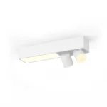 Philips Hue Centris Deckenleuchte weiß 2er-Spot – RGBW, 2800 lm, 2000-6500 K, schwenkbare Spots, Bluetooth & Bridge