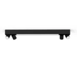 Philips Hue Centris Deckenleuchte schwarz 4er-Spot – RGBW, 4200 lm, 2000-6500 K, schwenkbare Spots, Bluetooth & Bridge