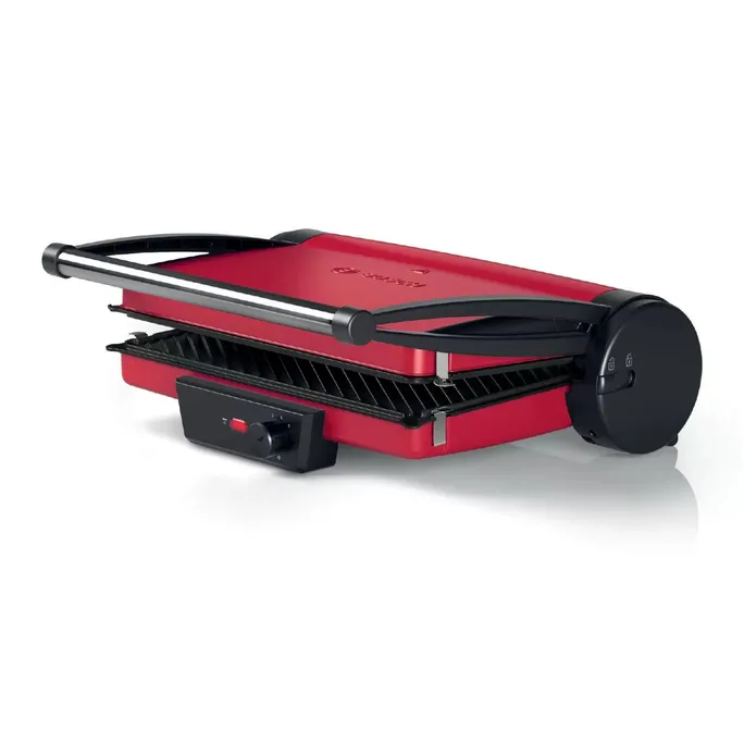 201013095722600601900156L Bosch TCG4104 Kontaktgrill 2in1 | 2000W | Separate Temperaturregelung | Rot/Anthrazit – Bild 1