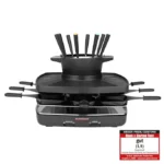 Gastroback 42567 Raclette Fondue Set Family and Friends | 2in1 | 8 Personen | 1200W