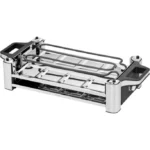 WMF Lono Raclette 0415040011 | 8 Personen | 1500W | Wendbare Grillplatte | Cromargan® – Bild 2