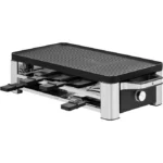 WMF Lono Raclette 0415040011 | 8 Personen | 1500W | Wendbare Grillplatte | Cromargan®