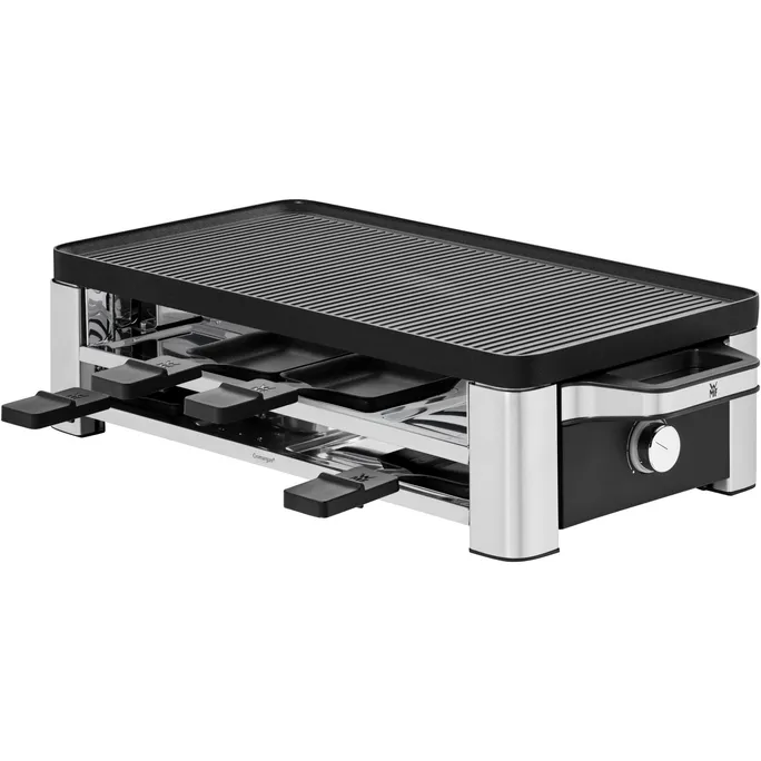 221125115728100501900014J WMF Lono Raclette 0415040011 | 8 Personen | 1500W | Wendbare Grillplatte | Cromargan® – Bild 1