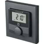 Homematic IP Wandthermostat HmIP-WTH-A | Mit Luftfeuchtigkeitssensor | 55er-Rahmen | App & Sprachsteuerung | Anthrazit – Bild 3