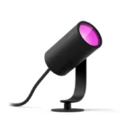 Philips Hue Lily Outdoor Spot schwarz 3er-Pack – RGBW, IP65, 1050 lm, 2000-6500 K, Hue Bridge erforderlich