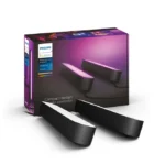 Philips Hue Play Lightbar schwarz 2er-Pack – RGBW, 530 lm, 2000-6500 K, Hue Sync kompatibel – Bild 2