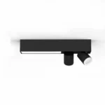 Philips Hue Centris Deckenleuchte schwarz 2er-Spot – RGBW, 2800 lm, 2000-6500 K, schwenkbare Spots, Bluetooth & Bridge
