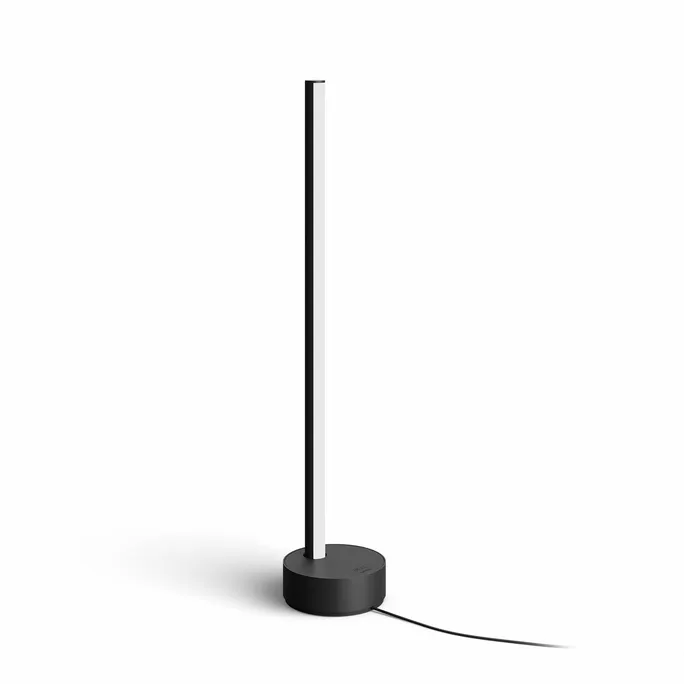 230922073941000301900020K Philips Hue Gradient Signe Tischleuchte schwarz – RGBW, 1040 lm, 2000-6500 K, Gradient-Technologie, 55,3 cm – Bild 1