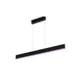 Philips Hue Ensis Pendelleuchte schwarz – RGBW, 5500 lm, Up- & Downlight, 2 separat steuerbare Zonen