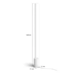 Philips Hue Gradient Signe Stehleuchte weiß – RGBW, 2550 lm, 2000-6500 K, Gradient-Technologie, 145,8 cm – Bild 2