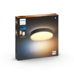 Philips Hue Enrave Deckenleuchte XL schwarz – White Ambiance, 6100 lm, 2000-6500 K, inkl. Dimmschalter, Bluetooth & Bridge – Bild 3