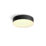 Philips Hue Enrave Deckenleuchte S schwarz – White Ambiance, 1200 lm, 2000-6500 K, Up-and-Down-Licht, inkl. Dimmschalter, Bluetooth & Bridge