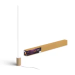 Philips Hue Gradient Signe Stehleuchte Oak – RGBW, 2550 lm, 2000-6500 K, Eichenholzfuß, Gradient-Technologie – Bild 3