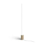 Philips Hue Gradient Signe Stehleuchte Oak – RGBW, 2550 lm, 2000-6500 K, Eichenholzfuß, Gradient-Technologie – Bild 4