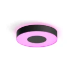 Philips Hue Xamento Deckenleuchte M schwarz – RGBW, 2350 lm, 2000-6500 K, IP44, Bluetooth & Bridge, für Badezimmer