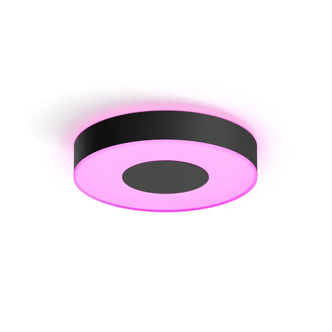 230922085720800301900022F Philips Hue Xamento Deckenleuchte M schwarz – RGBW, 2350 lm, 2000-6500 K, IP44, Bluetooth & Bridge, für Badezimmer – Bild 1