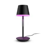 Philips Hue Go tragbare Tischleuchte schwarz – RGBW, IP54, Akku, 2000-6500 K, Bluetooth & Bridge