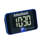 dnt ParkScreen Elektronische Parkscheibe | Bewegungssensor | KBA-Zulassung | CR2450 | 2 Jahre Laufzeit | Schwarz