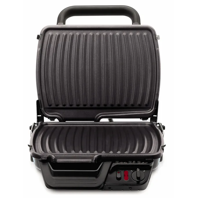 240318085353600501900002L Tefal GC 3050 Kontaktgrill 2in1 Schwarz/Silber | 2000W | 3 Thermostatstufen – Bild 1