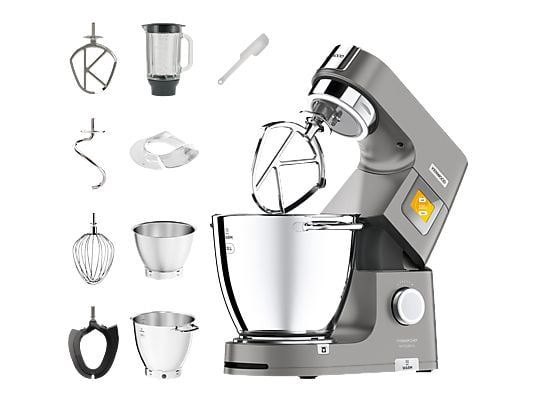 ASSET_MMS_136343148 Kenwood Titanium Chef Patissier XL KWL90.124SI Küchenmaschine – 7 L, 1400 W, Wärmefunktion, integrierte Waage, Innenbeleuchtung – Bild 1