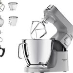 Kenwood Titanium Chef Baker XL KVL85.004SI Küchenmaschine – 7 L, 1200 W, integrierte Waage, Patisserie-Set