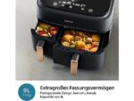 Philips 3000 Series Dual Basket NA352/00 Heißluftfritteuse – 9 L (3+6 L), 8 Programme, 2750 W – Bild 2