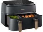Philips 3000 Series Dual Basket NA352/00 Heißluftfritteuse – 9 L (3+6 L), 8 Programme, 2750 W
