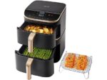 COSORI Turbo Tower Pro Smart Heißluftfritteuse – 10,8 L, 2 Kammern, App-Steuerung, 2630 W – Bild 2