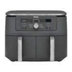 Ninja MAX 6-in-1 Dual Zone DZ400EU Heißluftfritteuse – 9,5 L, 2 Kammern, 2470 W, 240 °C Max Crisp