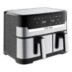 Tefal Jamie Oliver EY90JD Dual Easy Fry & Grill Heißluftfritteuse – 8,3 L, 2 Schubladen, Sync-Modus, 2700 W