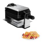 Krups FDD95D Professional Waffeleisen – 1200 W, 2 Waffeln, 7 Bräunungsstufen, Drehfunktion