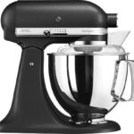 KitchenAid Artisan 5KSM175PSEBK Küchenmaschine – 4,8 L, 300 W, 10 Geschwindigkeiten, Gusseisen Schwarz