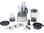 Kenwood Multipro Compact+ FDM313SS Küchenmaschine – 2,1 L, 800 W, integrierte Waage, Glas-Mixer