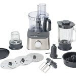 Kenwood Multipro Compact+ FDM313SS Küchenmaschine – 2,1 L, 800 W, integrierte Waage, Glas-Mixer