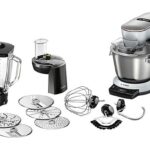 Bosch OptiMUM MUM9DT5S41 Küchenmaschine – 5,5 L, 1500 W, 7 Stufen, SensorControl Plus, Platin/Silber