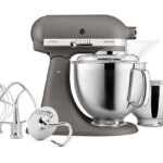 KitchenAid Artisan Premium 5KSM185PSEGR Küchenmaschine – 4,8 L, 300 W, 10 Geschwindigkeiten, Imperial Grey