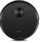 ECOVACS DEEBOT T9 AIVI Saug-Wischroboter 3.000 Pa, AIVI 2.0 Hinderniserkennung, TrueMapping 2.0, OZMO Pro 2.0 Vibrationswischen & Live-Videostream Schwarz