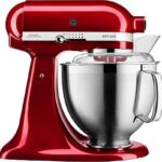 KitchenAid Artisan Premium 5KSM185PSECA Küchenmaschine – 4,8 L, 300 W, 10 Geschwindigkeiten, Empire Red
