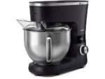 Philips HR7962/01 Küchenmaschine – 1000 W, 5,5 l Edelstahlschüssel, Timer, schwarz