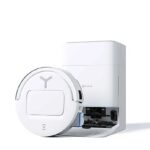ECOVACS DEEBOT T80 OMNI Saug-Wischroboter 18.000 Pa, OZMO ROLLER Walze, ZeroTangle 3.0 & OMNI-Station mit 75°C Heißwasserreinigung Weiß