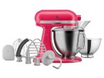 KitchenAid Artisan 5KSM195PSEHI Küchenmaschine – 4,7 L, 300 W, 10 Geschwindigkeiten, Hibiskus