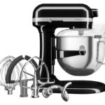 KitchenAid Artisan Bowl-Lift 5KSM70SHXEOB Küchenmaschine – 6,6 L, 375 W, 11 Geschwindigkeiten, Onyx Schwarz