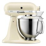 KitchenAid Artisan Premium 5KSM185PSEAC Küchenmaschine – 4,8 L, 300 W, 10 Geschwindigkeiten, Creme