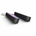 Philips Hue Play Lightbar schwarz 2er-Pack – RGBW, 530 lm, 2000-6500 K, Hue Sync kompatibel