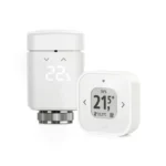 Eve Thermo Raumkomfort-Set | 1x Eve Thermo + 1x Eve Thermo Control | Matter & Thread | Apple Home | Kabellos