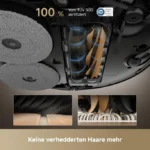 Dreame X50 Master Saugroboter schwarz – 20.000 Pa, 6 cm Hindernisüberwindung, 8-in-1-Station mit Wasseranschluss, 89 mm Bauhöhe – Bild 2