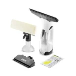 Kärcher WV 2 Plus N Fenstersauger weiß – 35 Min. Laufzeit, 2 Düsen, LED-Anzeige, tropfenfrei, 100 ml Tank